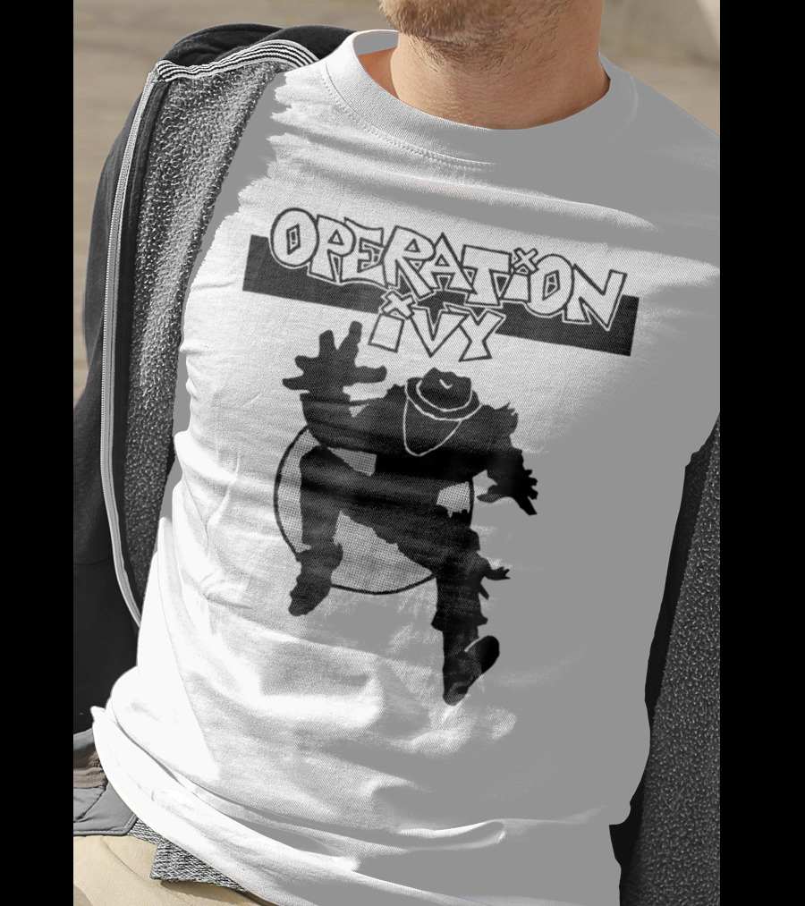 Operation Ivy Ska Man Logo Merch T-Shirt