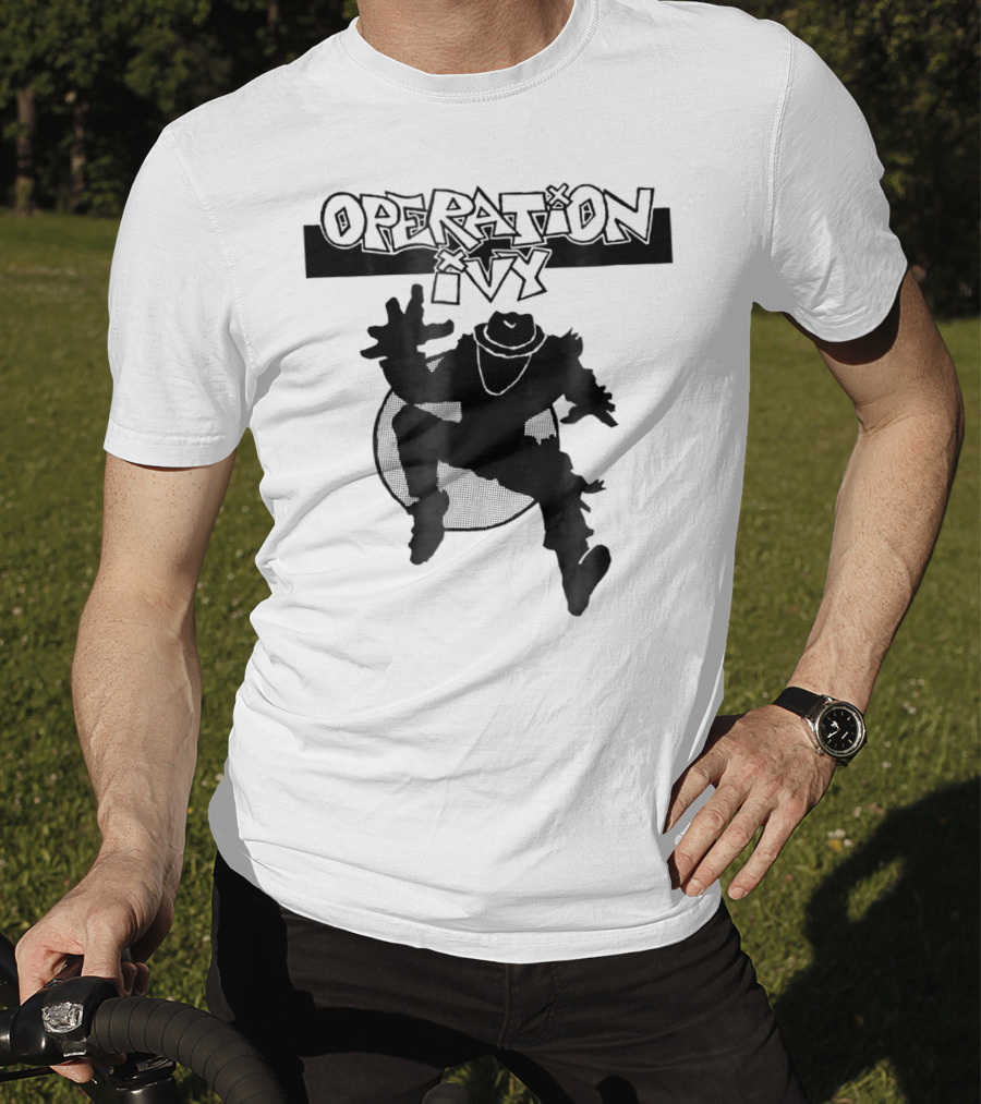 Operation Ivy Ska Man Logo Merch T-Shirt