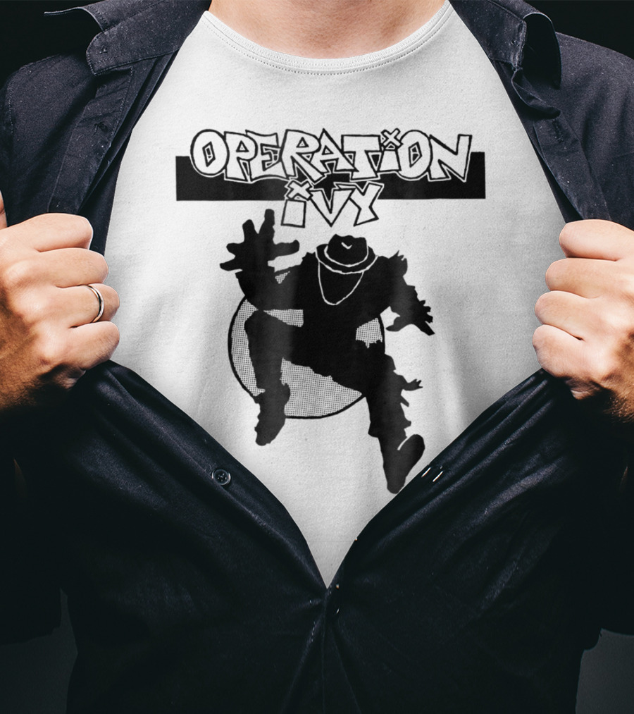 Operation Ivy Ska Man Logo Merch T-Shirt
