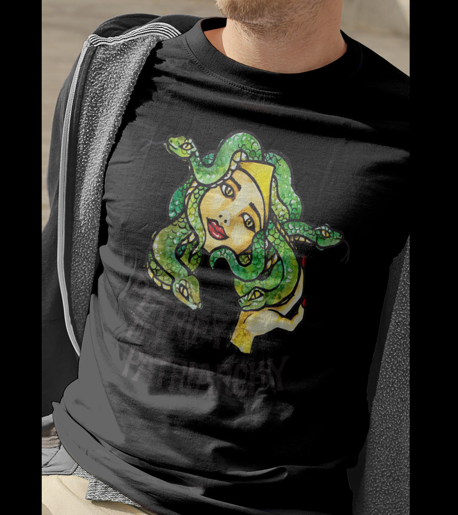 Petrify The Patriarchy Medusa Feminist Snake-Haired Woman T-Shirt