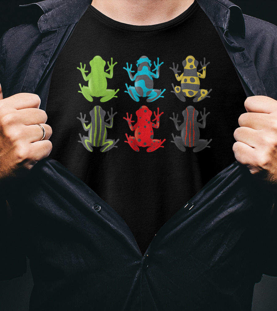 Poison Dart Frog Colorful T-Shirt