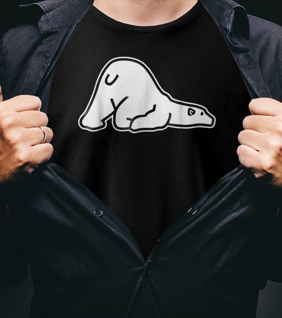 Polar Bear In Relaxed Pose T-Shirt