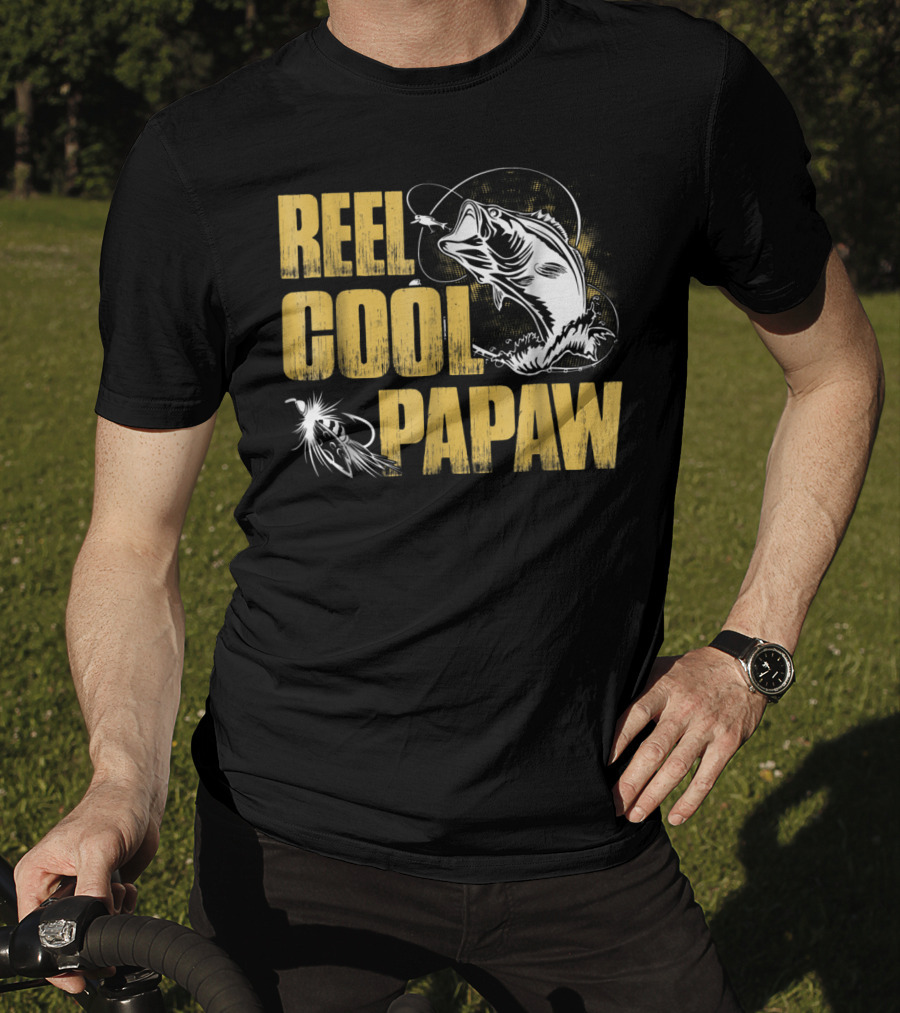 Reel Cool Papaw Fishing Bass Jumping Lure T-Shirt