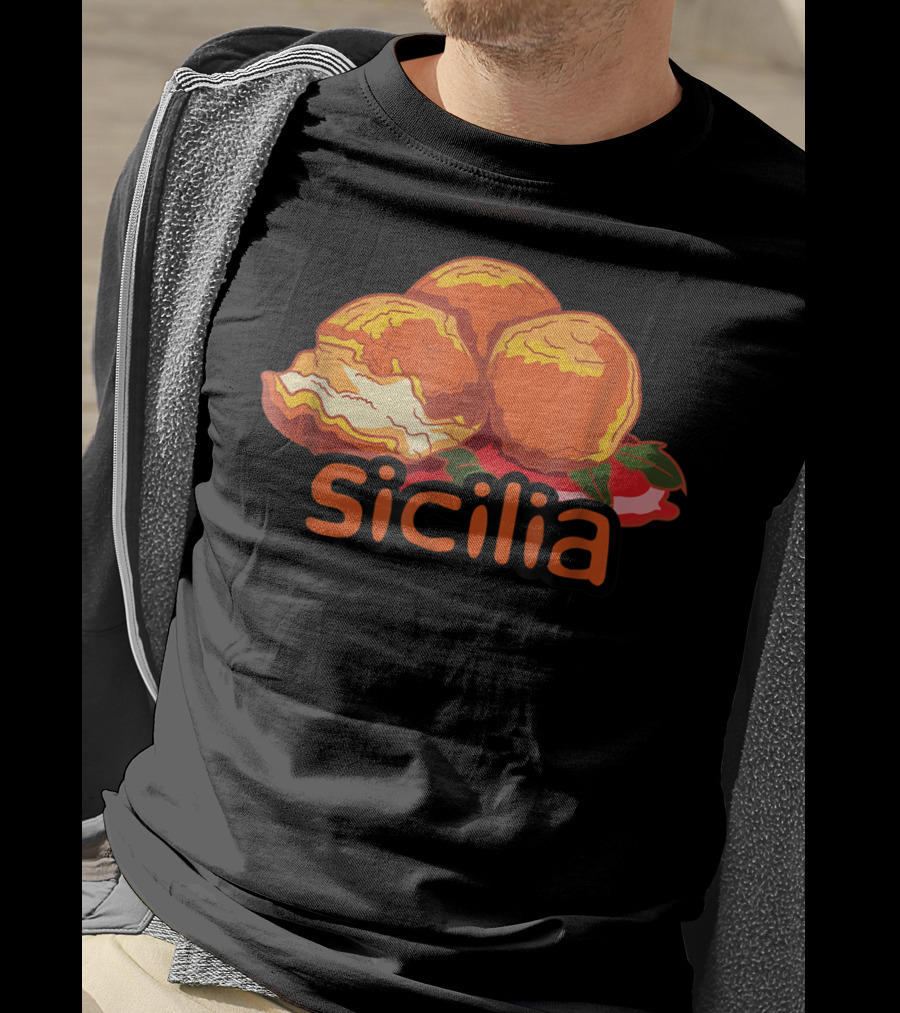 Sicilia Arancini Rice Balls Sicily T-Shirt
