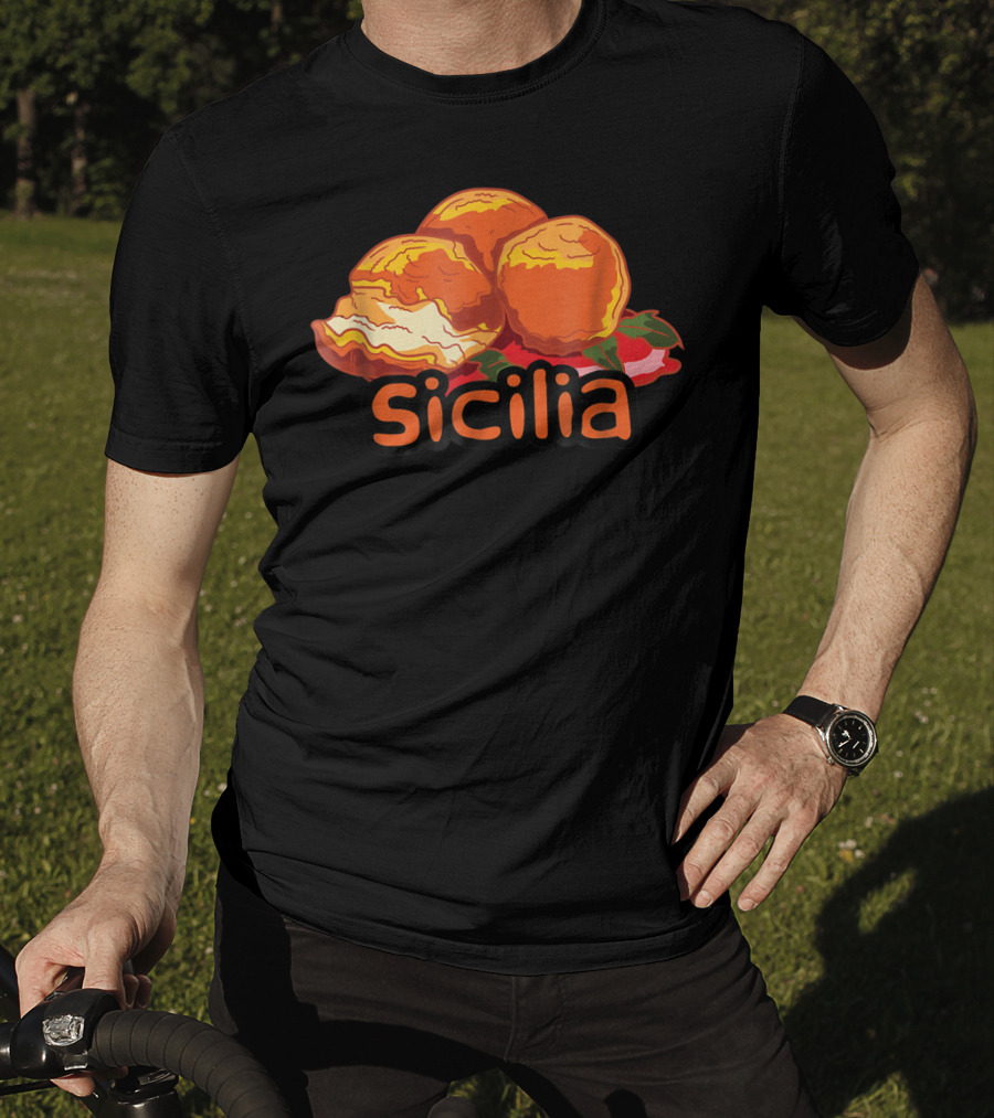 Sicilia Arancini Rice Balls Sicily T-Shirt