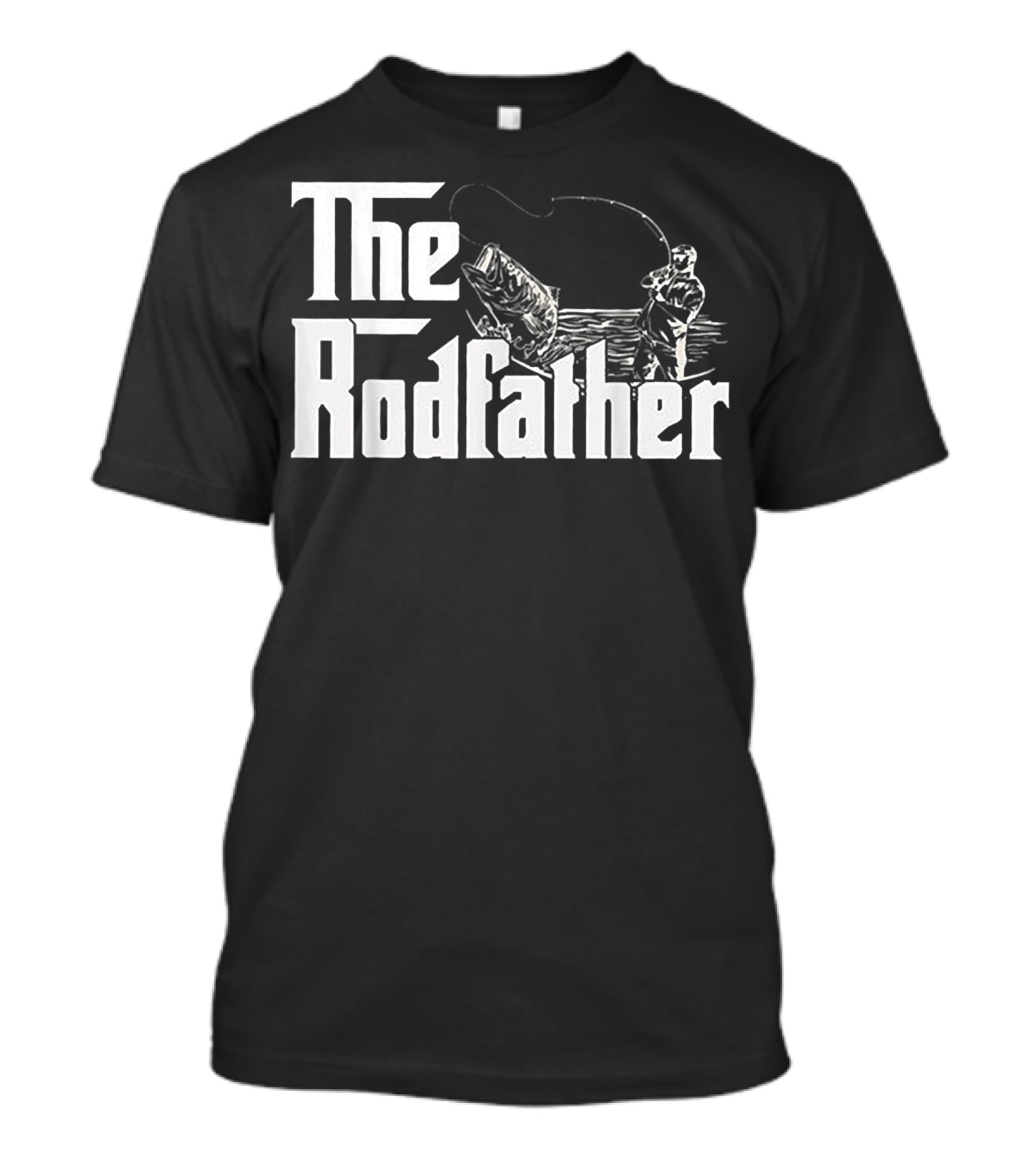 The Rodfather Bass Fishing Humor For Anglers T-Shirt