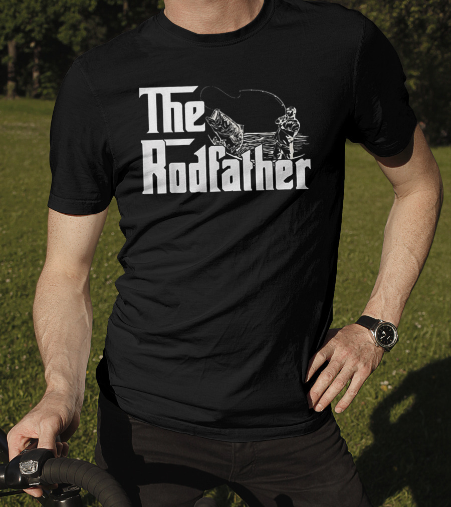 The Rodfather Bass Fishing Humor For Anglers T-Shirt