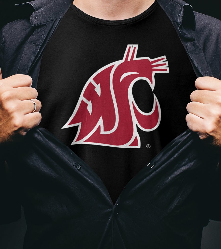 Washington State Cougars NCAA Logo PPWST03 T-Shirt