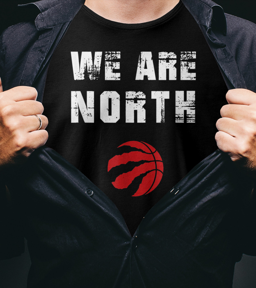 We Are The North Raptors Basketball Claw T-Shirt