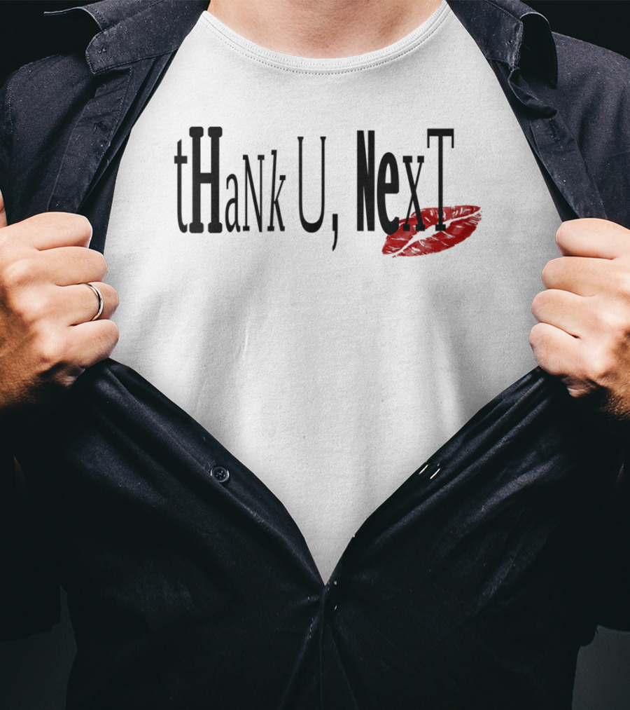 THaNk U, NexT Red Lip Print T-Shirt