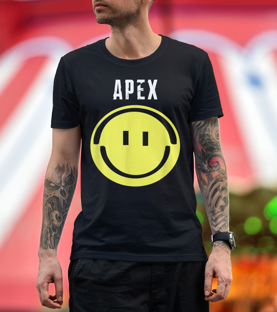 APEX Happy Pathfinder Game Smiley Face T-Shirt