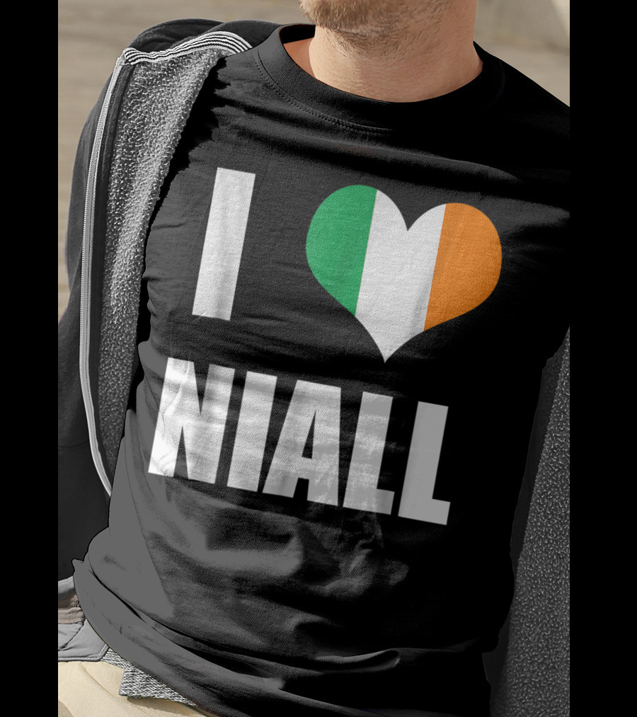 I Heart Niall With Ireland Flag Colors T-Shirt