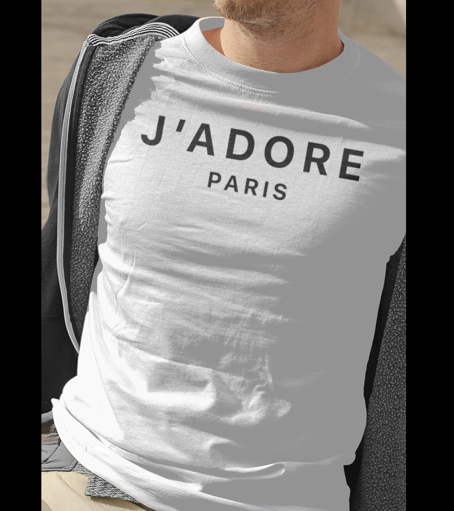 J'Adore Paris I Love Paris J Adore Paris White T-Shirt