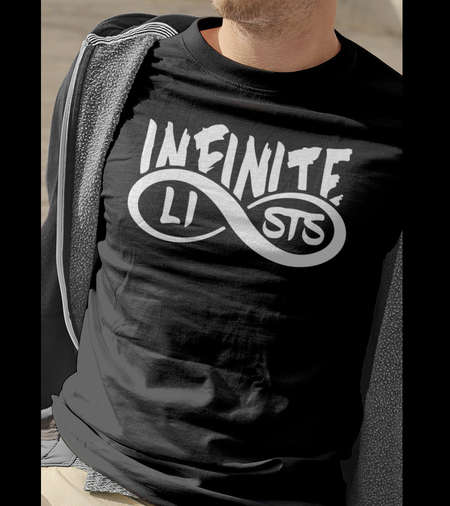 INFINITE LISTS Logo With Infinity T-Shirt