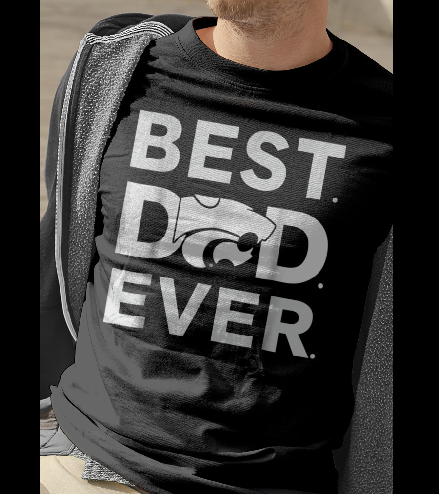 Kansas State Wildcats Best Dad Ever T-Shirt