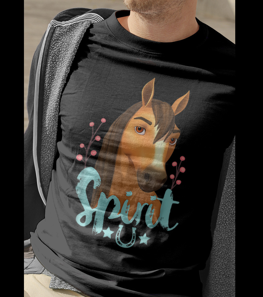 Kids DreamWorks Spirit Riding Free Spirit Horse Character T-Shirt