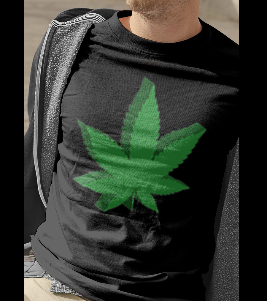Marijuana Leaf 3D Green T-Shirt