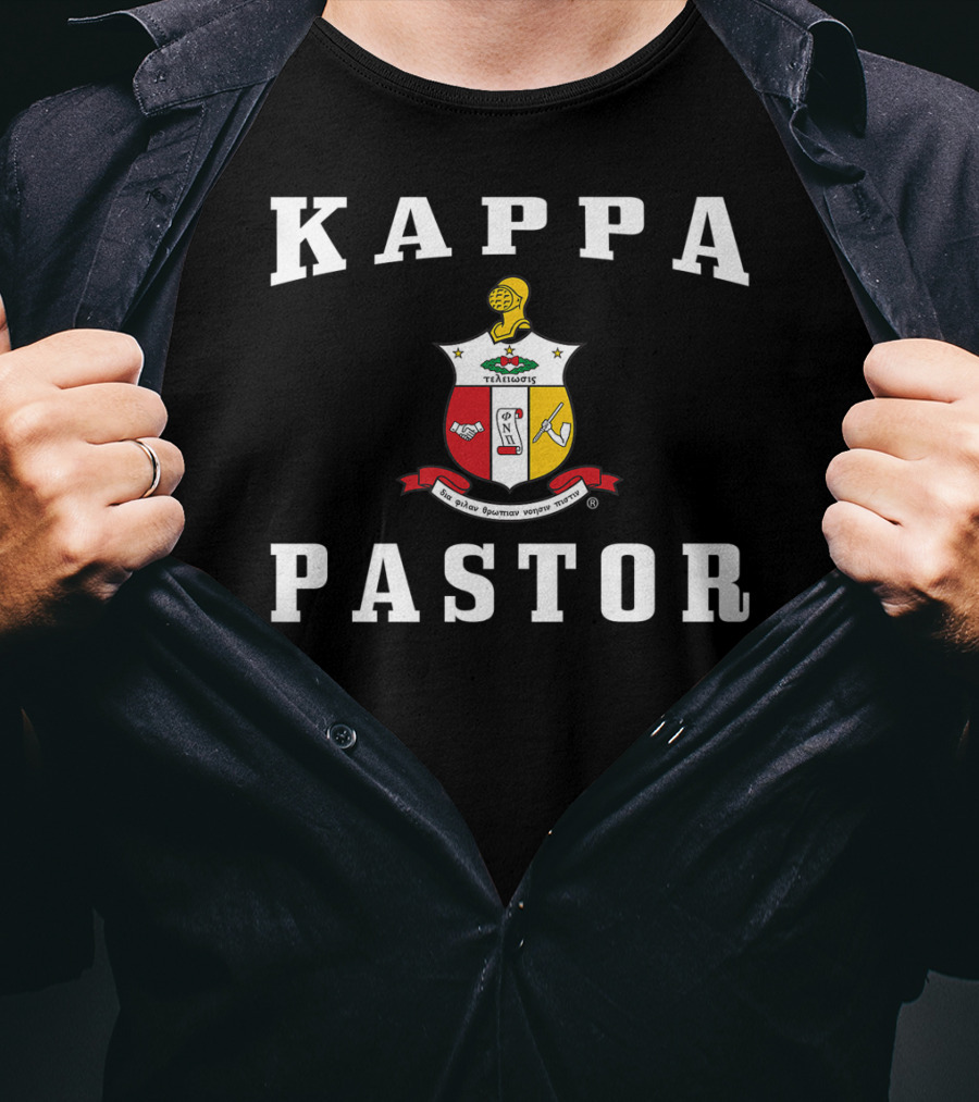 Kappa Alpha Psi Fraternity Pastor Emblem T-Shirt