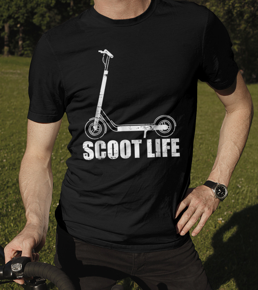 Scoot Life Kick Scooter Riders Mens T-Shirt