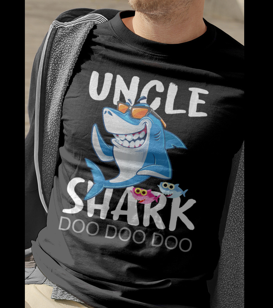 UNCLE SHARK DOO DOO DOO From Wife T-Shirt