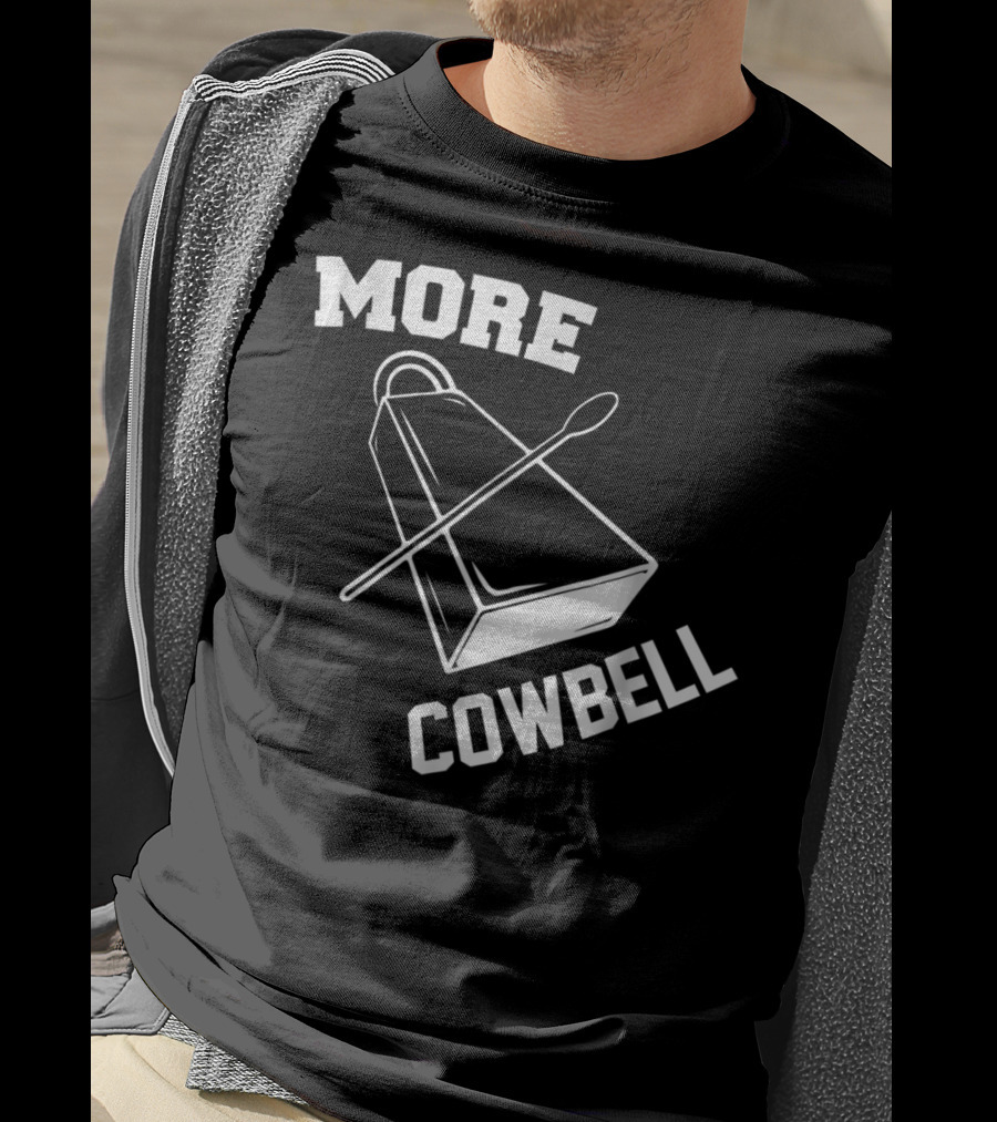 More Cowbell Funny Musical Instrument Spoon T-Shirt