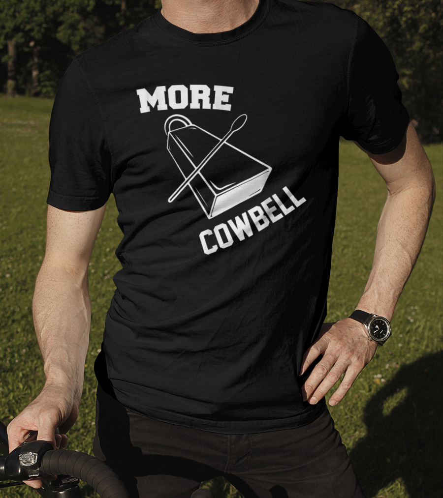 More Cowbell Funny Musical Instrument Spoon T-Shirt