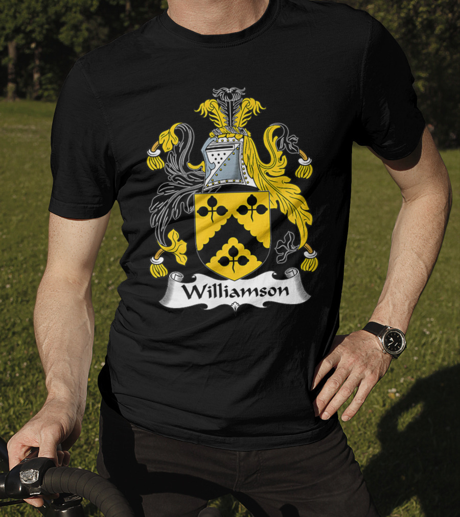 Williamson Family Crest Coat Of Arms Emblem T-Shirt