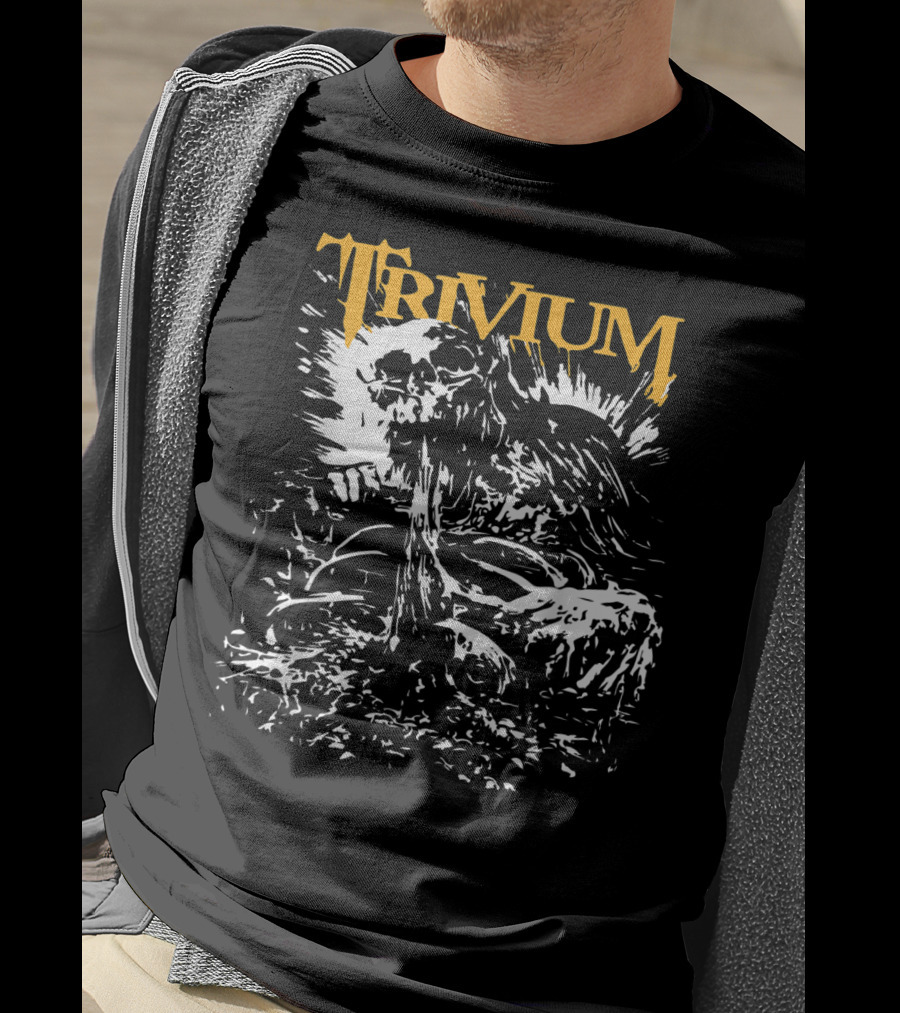 Trivium Heavy Metal Skull T-Shirt