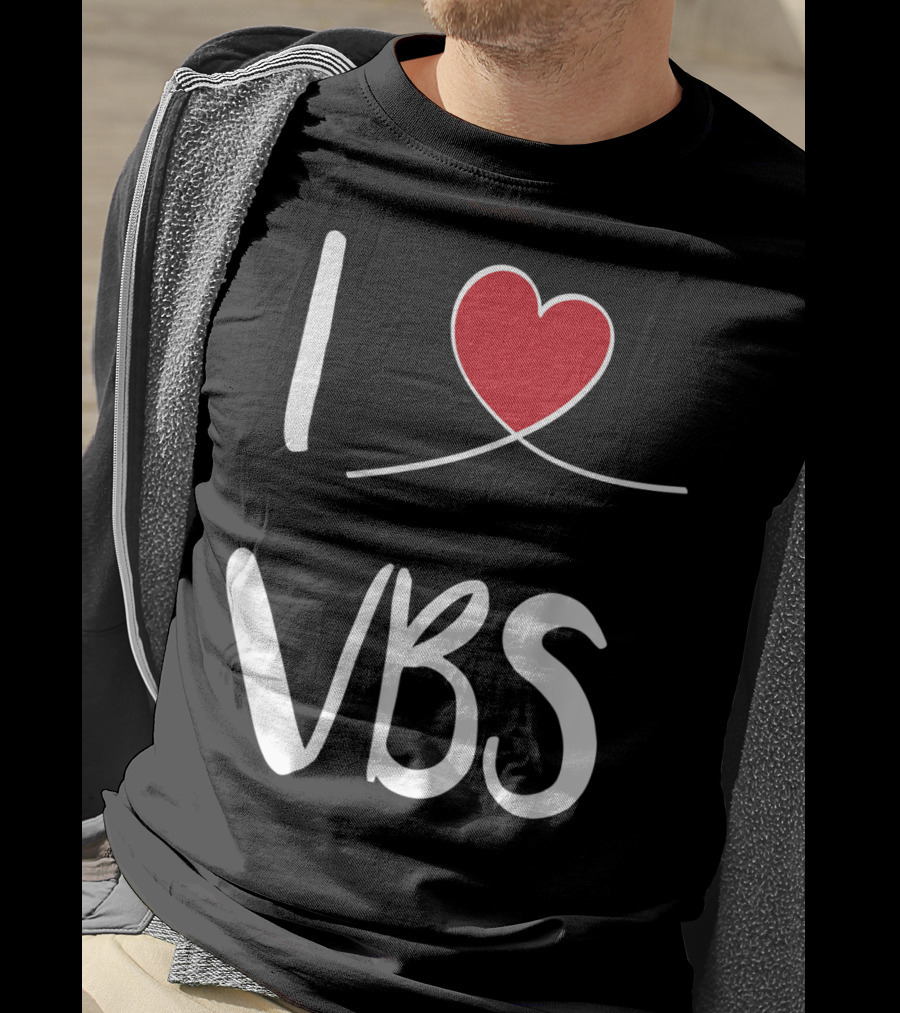 I Love VBS Cute Christian Vacation Bible School T-Shirt