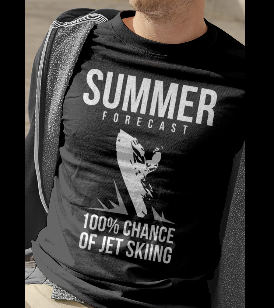 Summer Forecast 100% Chance Of Jet Skiing T-Shirt