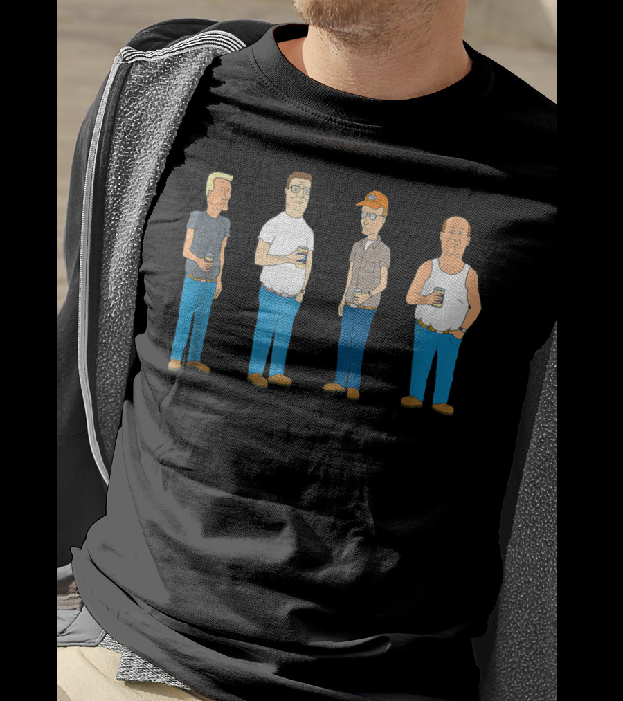 King Of The Hill Yep Hank Dale Boomhauer Bill Characters T-Shirt