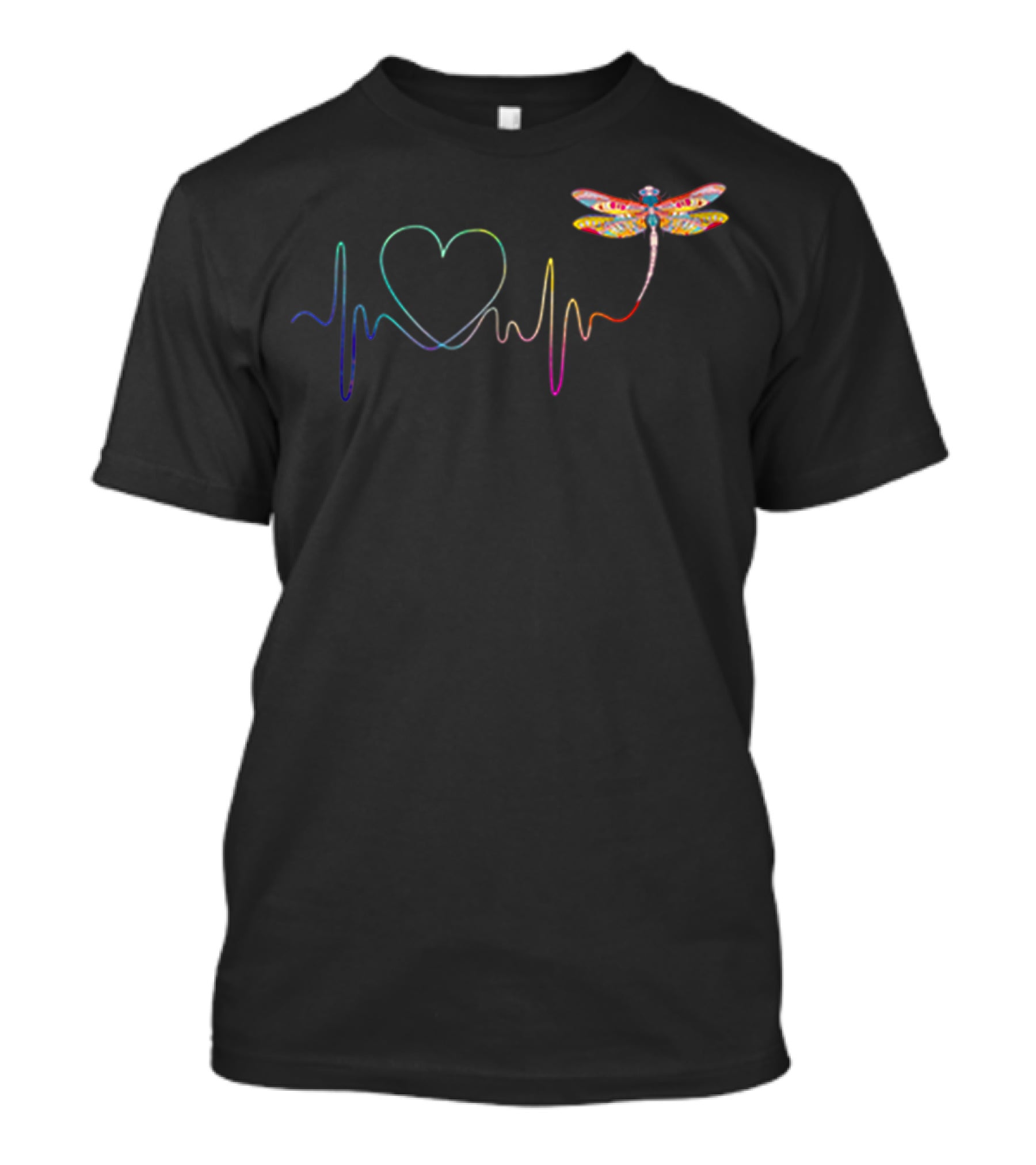 Heartbeat Love Dragonflies T-Shirt