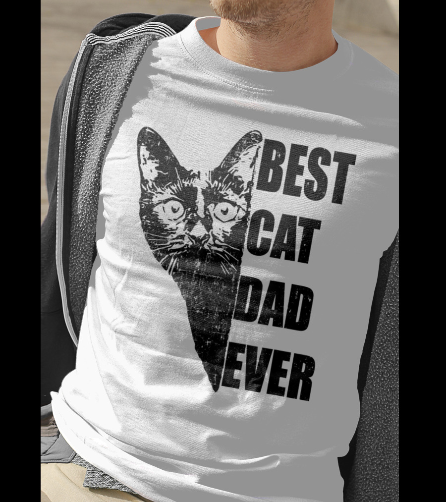 Best Cat Dad Ever T-Shirt