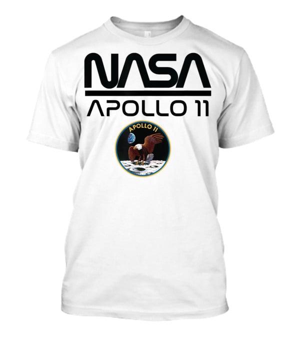 NASA Apollo 11 Moon Landing Mission Patch T-Shirt