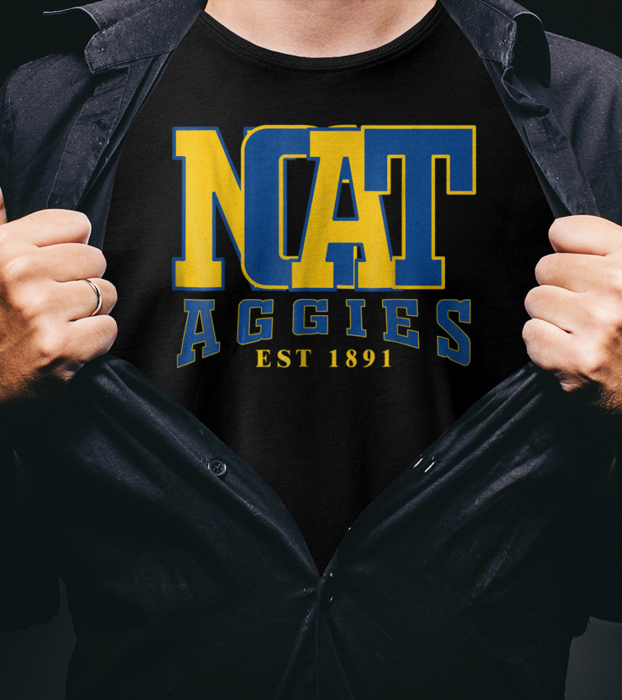 NCAT Aggies EST 1891 North Carolina A&T State University HBCU T-Shirt