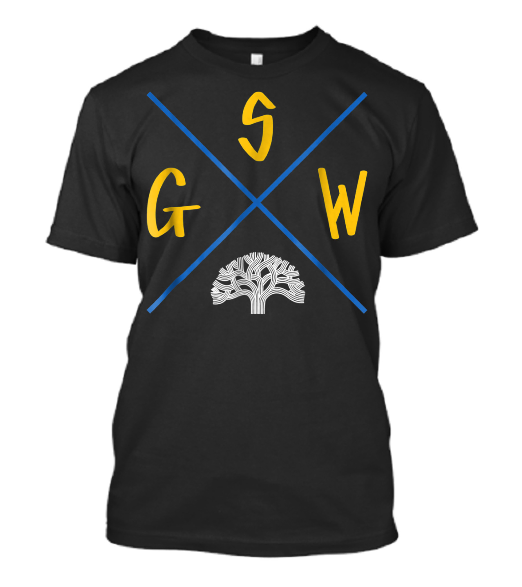 GSW Oakland California Oak Tree T-Shirt