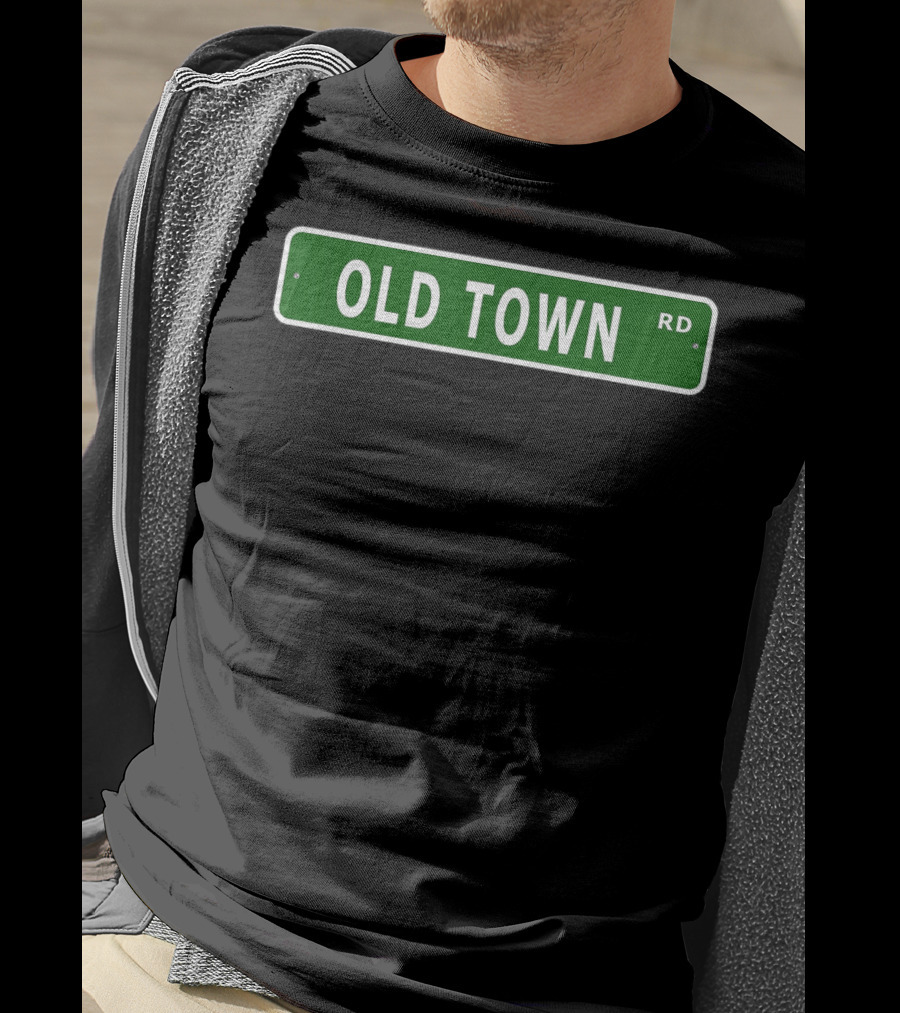 Old Town Road Street Sign Green RD T-Shirt
