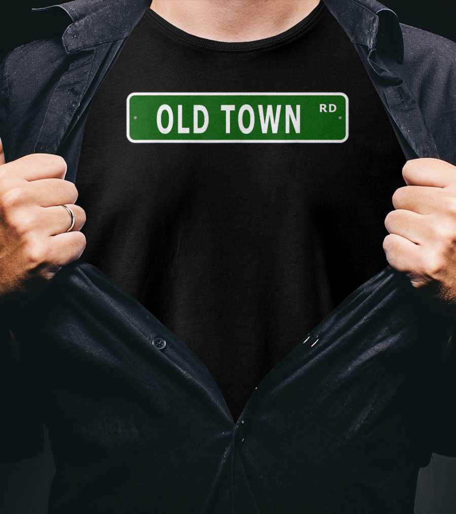 Old Town Road Street Sign Green RD T-Shirt