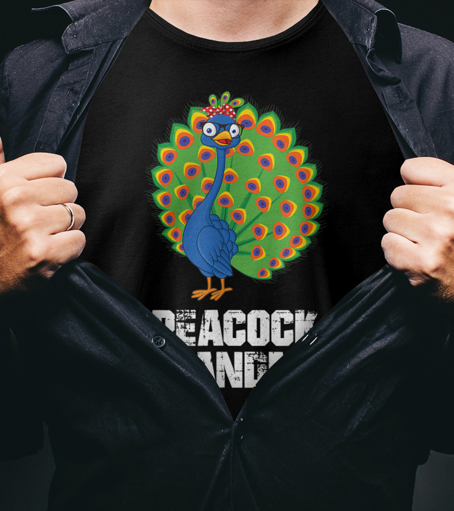 Peacock Grandma Birthday Nana T-Shirt