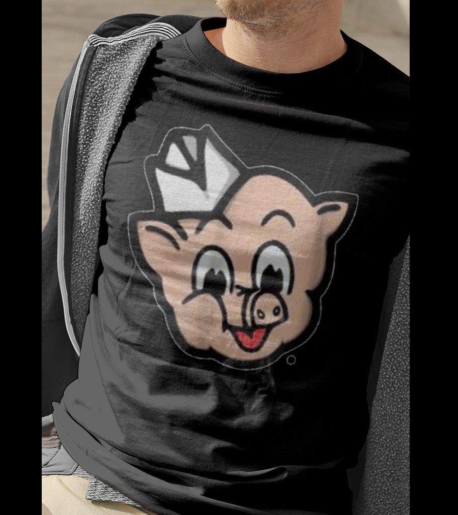 Piggly Wiggly Iconic Pig Mascot Retro T-Shirt
