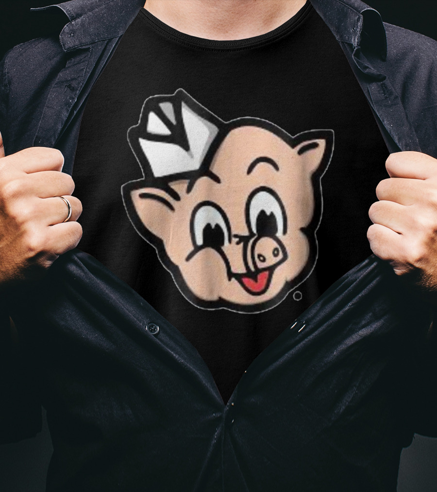 Piggly Wiggly Iconic Pig Mascot Retro T-Shirt