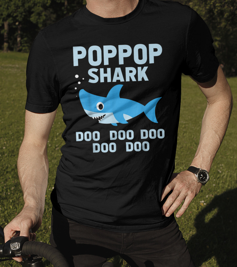 Popgop Shark Doo Doo Doo Doo Doo T-Shirt