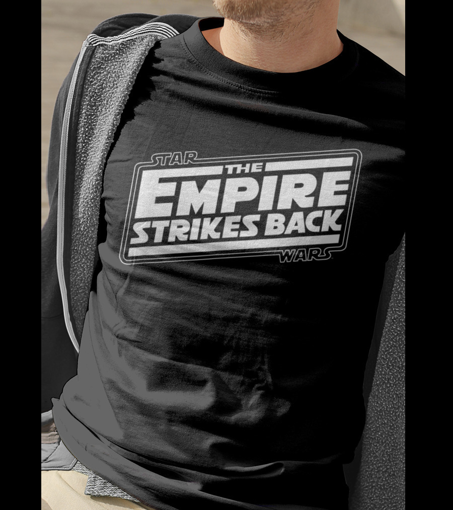 Star Wars The Empire Strikes Back Angled Movie T-Shirt
