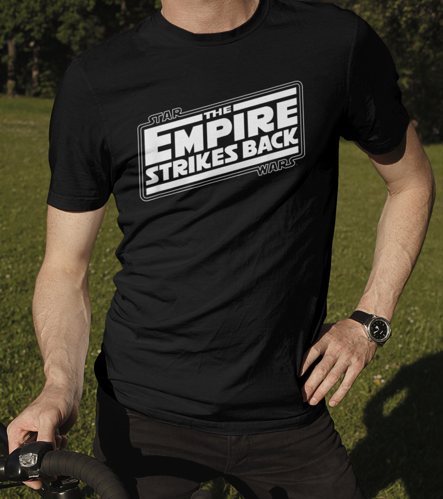 Star Wars The Empire Strikes Back Angled Movie T-Shirt