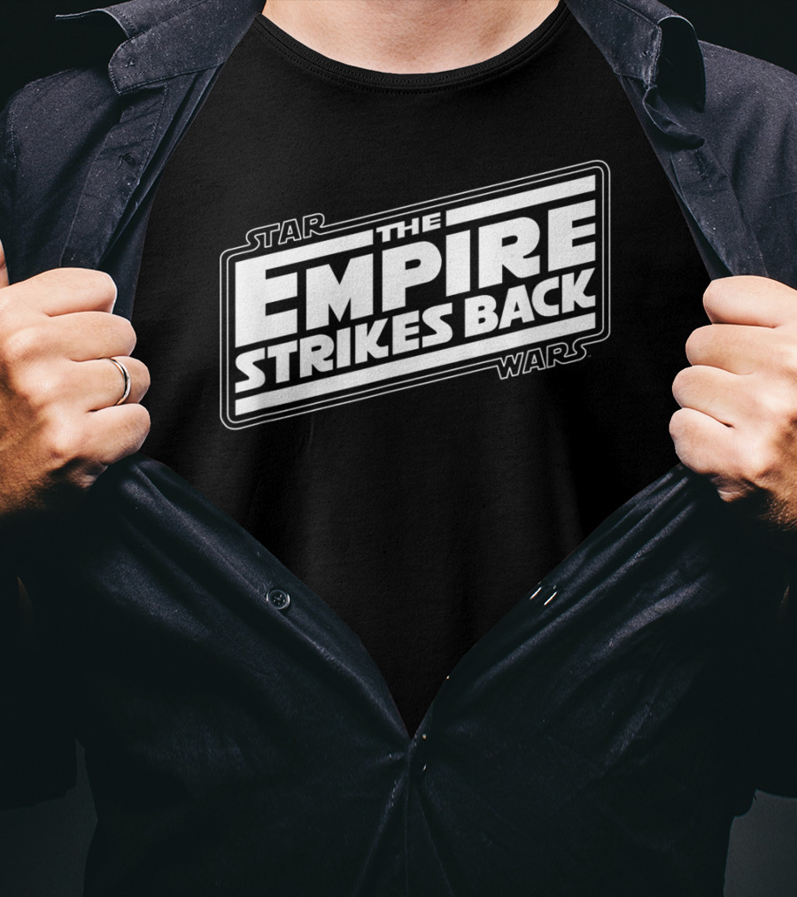Star Wars The Empire Strikes Back Angled Movie T-Shirt