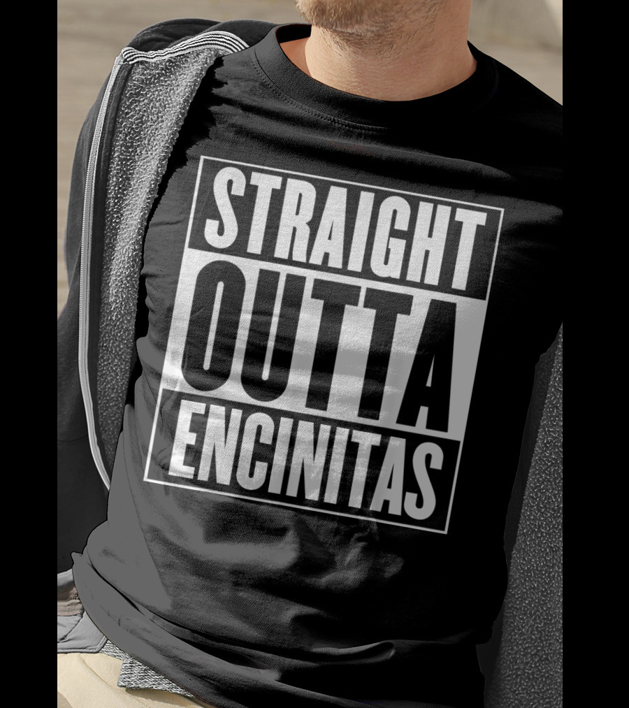 Straight Outta Encinitas California City Pride Urban T-Shirt
