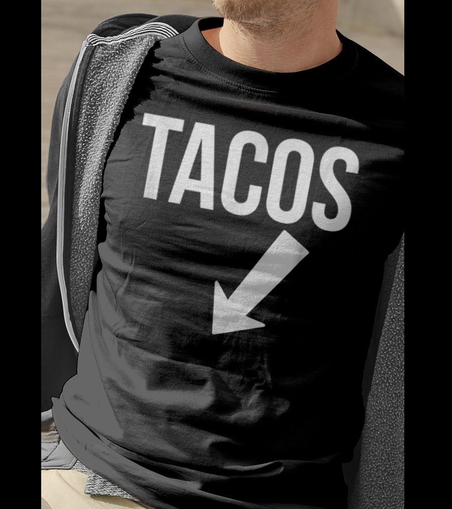 Tacos Arrow Pregnancy Announcement T-Shirt