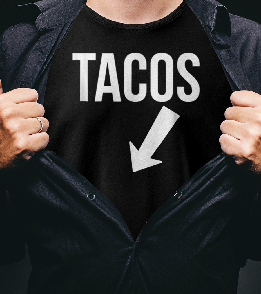 Tacos Arrow Pregnancy Announcement T-Shirt