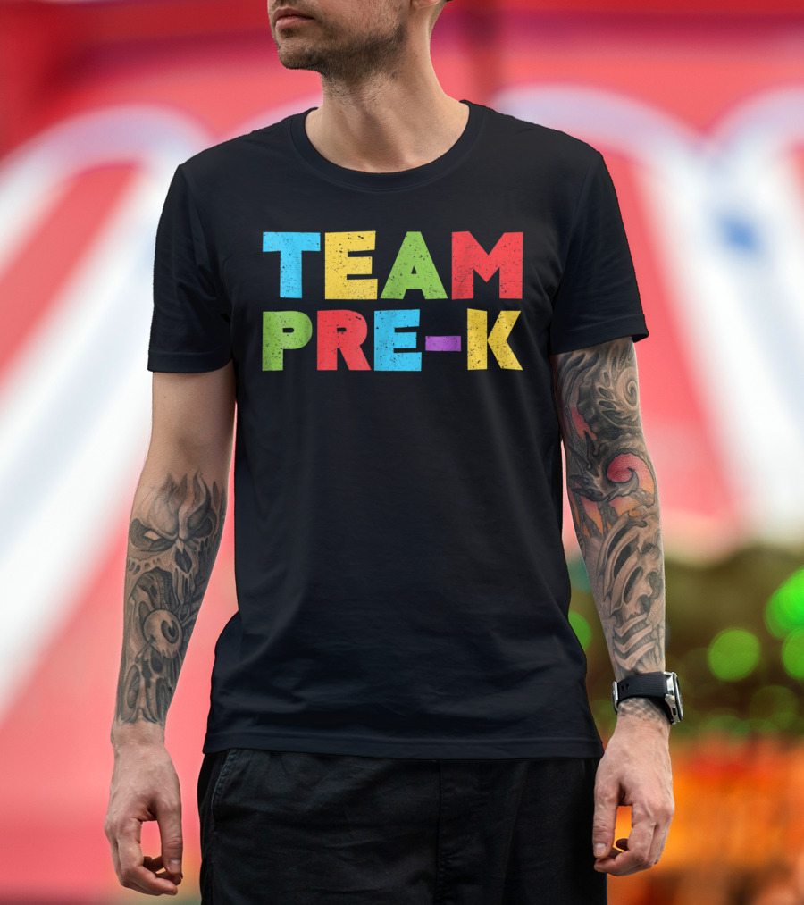 Team Pre K Teacher Back To School T-Shirt