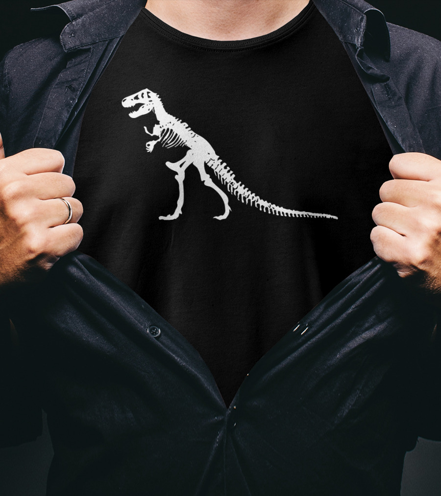 The Circle Game Tyrannosaurus Rex Skeleton T-Shirt